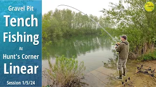 Tench Fishing - Gravel Pit Tench At Linear Fisheries - Hunts Corner - 1➜2/5/24 (Video 492)