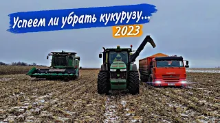 Нужен "пускач" на погрузчик JCB... Толкаю КамАЗы с КУКУРУЗОЙ на John Deere 8335R и не только...