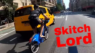 Barefoot Cyclist vs Times Square | Lucas Brunelle | Twitch Livestream