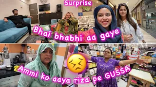 Bhai bhabhi aa gaye 😍 | Ammi ko aaya gussa 😣 | ibrahim family vlogs