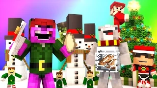 Minecraft Mini-Game : DO NOT LAUGH CHRISTMAS SPECIAL! (SANTA BURGLAR AND HULK GRINCH!) w/ Facecam