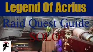 Destiny 2 - Hunter Solo The Legend Of Acrius, Imperial Invitation -The Arms Dealer (W/commentary)