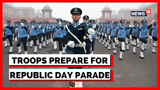 Republic Day 2023 | Troops Prepare At kartavya Path For The Parade Ahead of Republic Day | News18