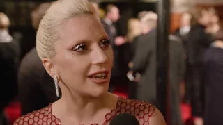 Lady Gaga | Red Carpet Interview | British Fashion Awards 2015