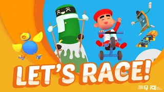 Ep 7 - Let's Race! - Assalamualaikum Iman - Islamic Cartoon for Kids