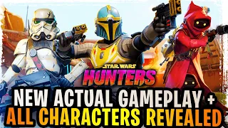 NEW Star Wars Hunters ACTUAL Gameplay Teaser - All Confirmed Launch Characters + New Release Date