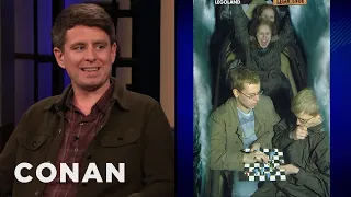 Randall Munroe’s Comics Inspired Fans To Bring Chess Boards On Coasters | CONAN on TBS