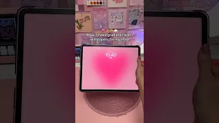 iPad aesthetic homescreen💗 gradient wallpaper tutorial | apple pencil, procreate app