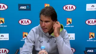 Rafael Nadal press conference (4R) - Australian Open 2015