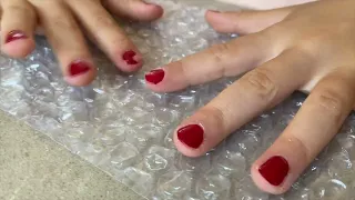 Popping Bubble Wrap is a Satisfying ASMR Sound