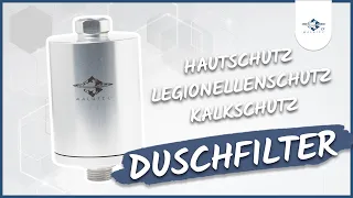 WALUTEC® Duschfilter Made in Germany (Legionellenfilter - Kalkfilter - Filter für empfindliche Haut)