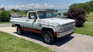 1984 Chevrolet K10 Scottsdale, Short Bed, 4 Wheel Drive Walk Around Video