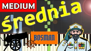 🎹 Bosman - Piano Tutorial (średnia wersja) 🎵 NUTY W OPISIE 🎼