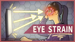 EYE STRAIN - Causes & Prevention || Dark Mode, Blue Light & more