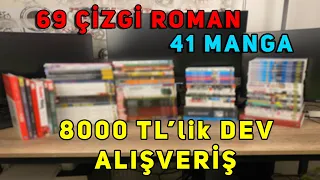 8000 TL'lik MANGA ve ÇİZGİ ROMAN Alışverişim PART 1 #20