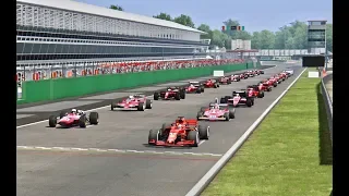 Ferrari F1 2018 vs All Ferrari F1 Cars - Monza