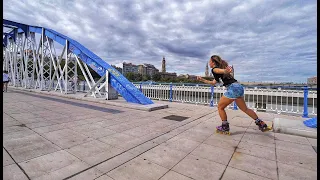 Patinando por Zaragoza