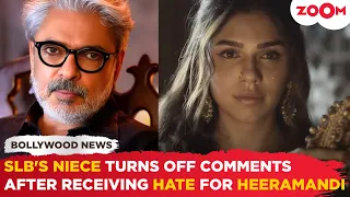Sanjay Leela Bhansali's Niece Sharmin Segal TURNS OFF comments after receiving hate for Heeramandi