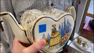 Барахолка LONDON Красивый Английский Фарфор!  Royal Albert ! Интересные Чайники Картины  Vintage UK