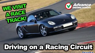 Driving On A Racing Circuit In Our Porsche Boxster S 987