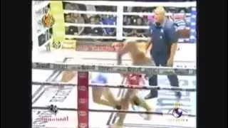 One of the most brutal elbows KOs ever, VICIOUS! - Muay Thai fight