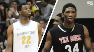 Joel Embiid Vs. Andrew Wiggins High School Game Highlights