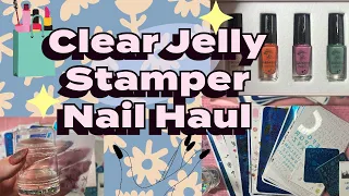 Clear Jelly Stamper Haul #nailart #nailstamping #stampingnailart #clearjellystamper #nailsupply