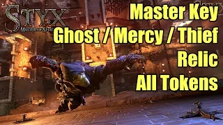 Styx | Master Key 1-4: 40 Tokens + Relic | Thief, Shadow, Mercy