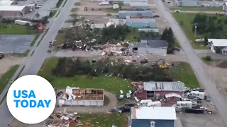 EF3 tornado rips through Michigan town killing two, injuring dozens | USA TODAY
