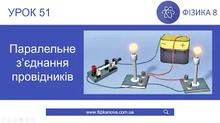 Фізика 8 клас. Паралельне з’єднання провідників (Урок 51)