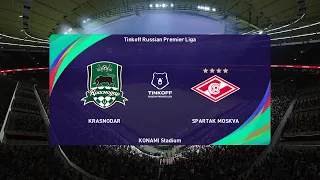 PES 2021 | Krasnodar vs Spartak Moscow - Russia Premier League | 24/10/2020 | 1080p 60FPS