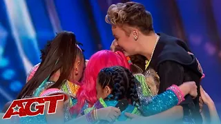 WOW! Jojo Siwa's Girl Group Audition on America's Got Talent with Their Original Song "Candy Hearts"