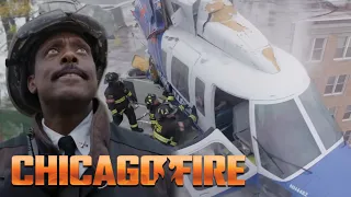 Helicopter crashes on the roof of an apartment building | Chicago Fire