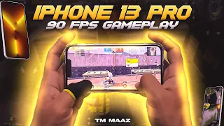 IPHONE 13 PRO 90 FPS MAX SETTING⚡️2022/PUBGMOBILE TEST/ (HANDCAM)