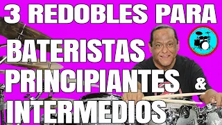 3 Redobles Para BATERISTAS Principiantes & Intermedios