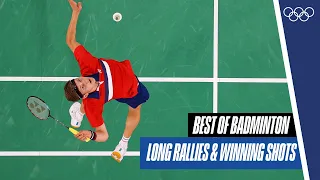 10 minutes of winning shots in men's badminton! 🏸