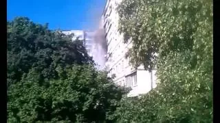 Пожар 20-го августа 2016г. на Гната Юры,18 (Киев)