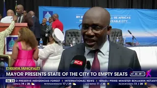 eThekwini mayor presents State of the City to empty seats