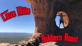 Hike To Robbers Roost CAVE In ARIZONA - With A Twist!