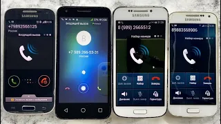 Samsung Galaxy S4 mini vs Alcatel 4027D/ Galaxy S4 Zoom vs Samsung S4/ Beautiful Android Menu