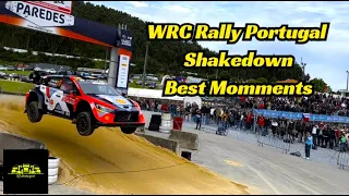 WRC Rally Portugal 2024 Shakedown | Best Moments, Jumps and Max Attack!!!