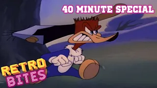 The Screwball | Woody Woodpecker 40 Minute Special | Old Cartoon | Retro Bites