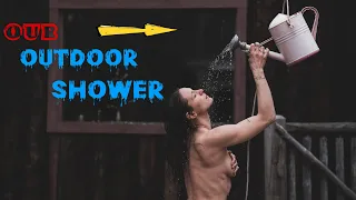 THEY ARE LEAVING ME !!! - Picnic in Springtime Storm and Outdoor Shower at the Cabin