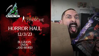 Horror Haul and Unboxing: 12/3/23 | Cauldron Films, Vinegar Syndrome, and more!