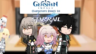 | Genshin Characters React to Honkai Starrail | Genshin Impact x HSR | GCRV |