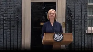 Liz Truss Delivers First Speech as UK Prime Minister