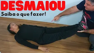 DESMAIO como fazer os primeiros socorros