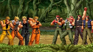 [KOF Mugen] Ryo Sakazaki Team vs Ralf Team