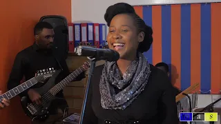 Hannah Mapepeta-Fire; Music Addict Sessions:office setup