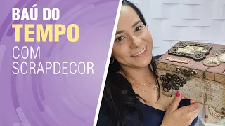 DIY: Baú do tempo com Scrapdecor